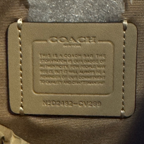 COACH Small City Tote with Snail Print CV269 Spring Summer Purse Bag NWT! - Picture 8 of 8